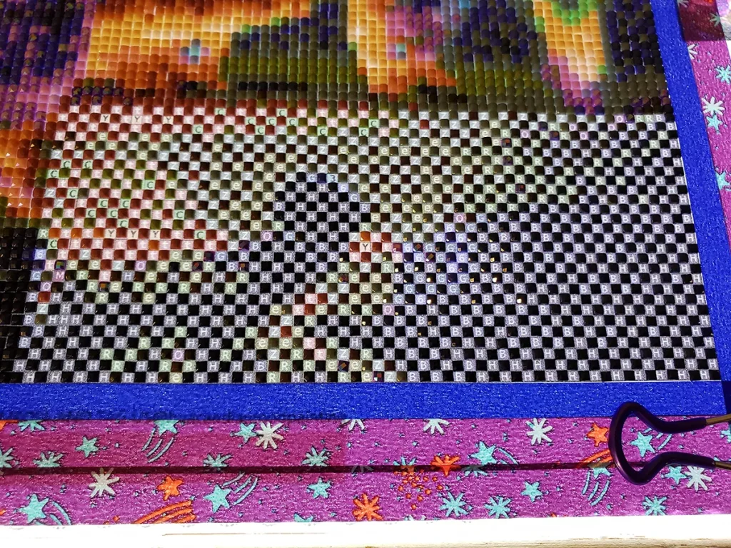 Checkerboard Method diamond painting