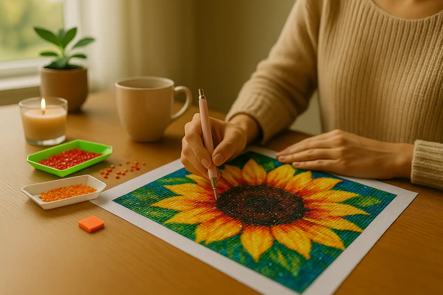 Diamond Painting and Stress