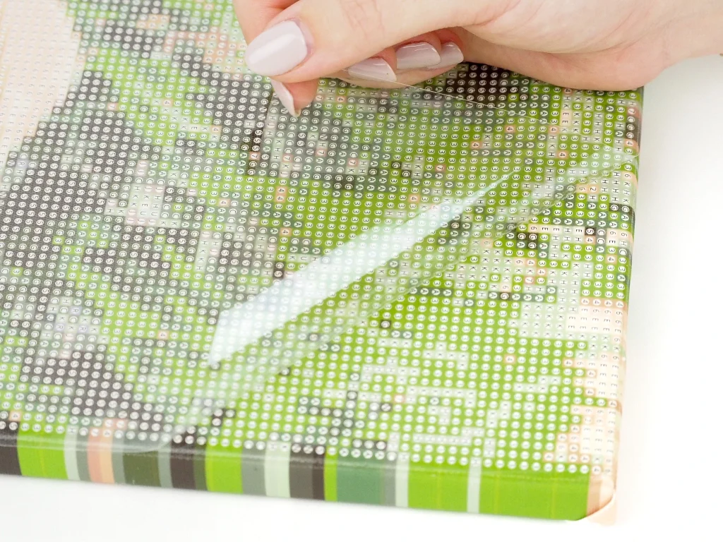 Painting with diamonds canvas protective film