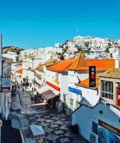 Albufeira Buildings In Portugal Diamond Painting