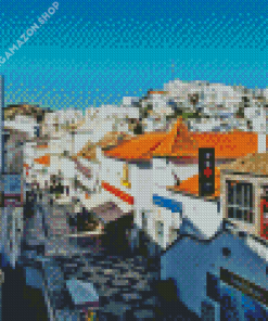 Albufeira Buildings In Portugal Diamond Painting