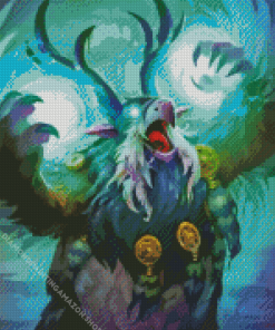 Angry Moonkin Character Diamond Painting