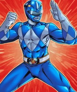 Blue Power Ranger Art Diamond Painting