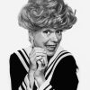 Carol Channing Black And White Diamond Painting