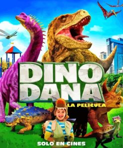 Dino Dana Movie Diamond Painting