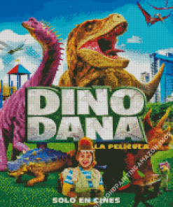 Dino Dana Movie Diamond Painting