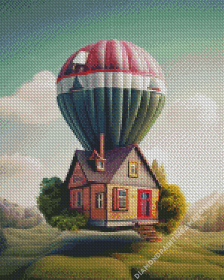 Disney Flying House Diamond Painting