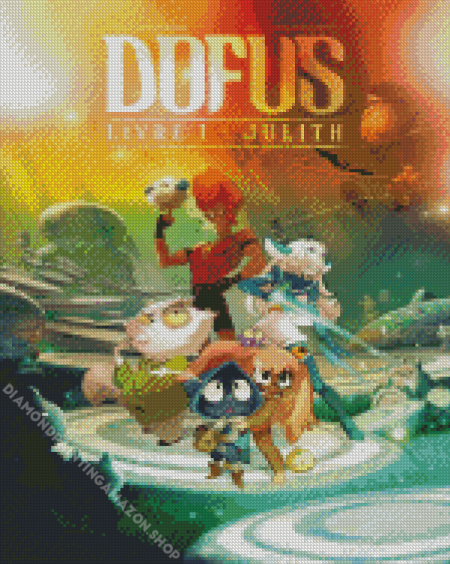 Dofus Online Game Poster Diamond Painting