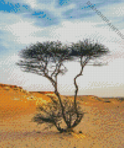 Dried Sahara Tree Diamond Painting