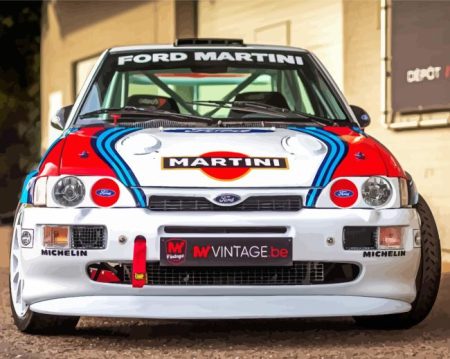 Ford Escort RS Rally Car Diamond Painting