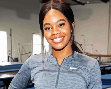 Gabrielle Douglas Gymnast Diamond Painting
