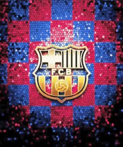 Glitter Barcelona Logo Art Diamond Painting