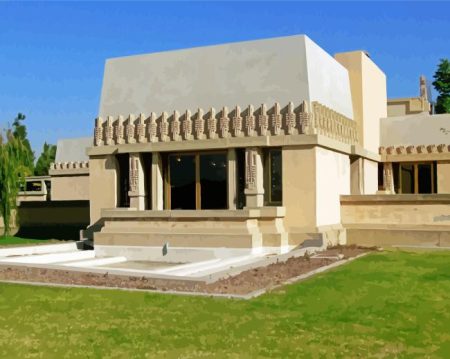 Hollyhock House Diamond Painting