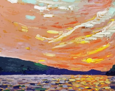 Landscape At Daybreak By Odilon Redon Diamond Painting