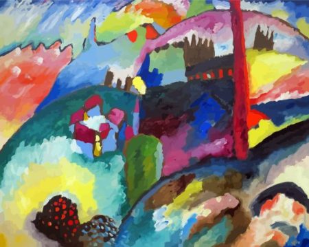 Landscape with Factory Chimney Diamond Painting