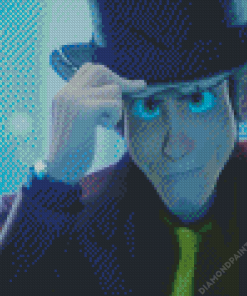 Lupin III With Hat Diamond Painting