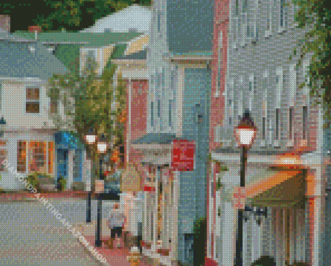 Marblehead Town Diamond Painting