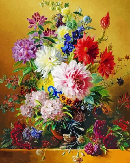 Maria Margaretha van Os Flowering Vase Diamond Painting