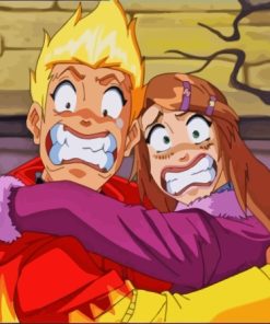 Martin Mystery Cartoon Characters Diamond Painting