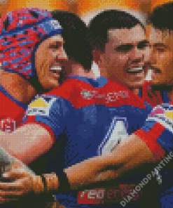 Newcastle Knights Rugby Team Diamond Painting