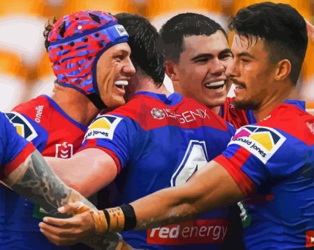 Newcastle Knights Rugby Team Diamond Painting