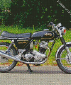 Norton 750 Commando Side View Diamond Painting