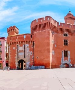 Perpignan Castillet France Diamond Painting