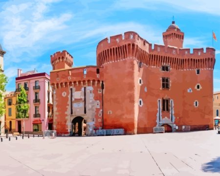 Perpignan Castillet France Diamond Painting
