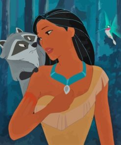 Pocahontas Flit And Meeko Diamond Painting