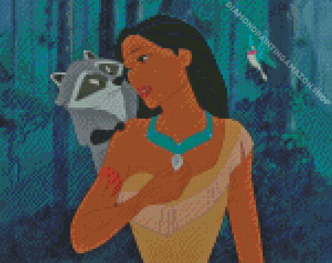 Pocahontas Flit And Meeko Diamond Painting