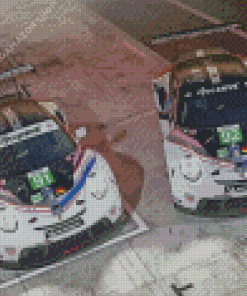 Porsche Motorsport Cars Diamond Painting