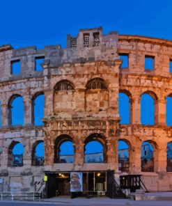 Pula Amphitheater Croatia Diamond Painting