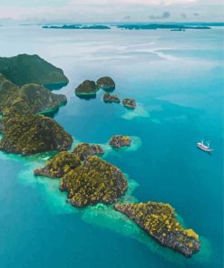 Raja Ampat Sky View Diamond Painting