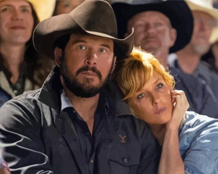 Rip Wheeler And Beth Diamond Painting