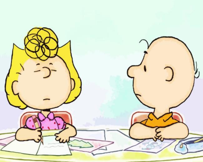 Sally And Charlie Brown Diamond Painting