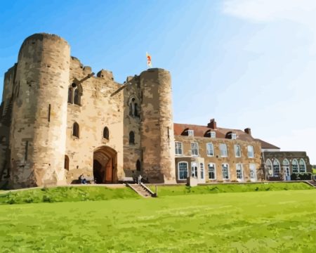 Tonbridge Castle In England Diamond Painting
