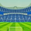 Tottenham Hotspur Stadium Art Diamond Painting