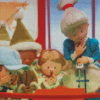 A Miser Brothers' Christmas Characters Diamond Painting