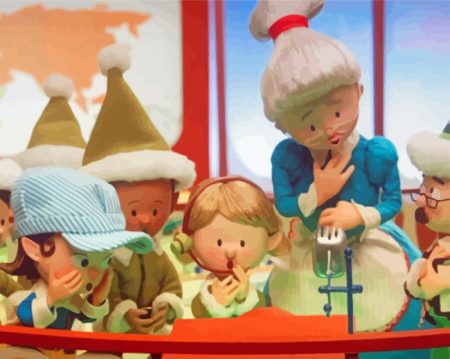 A Miser Brothers' Christmas Characters Diamond Painting
