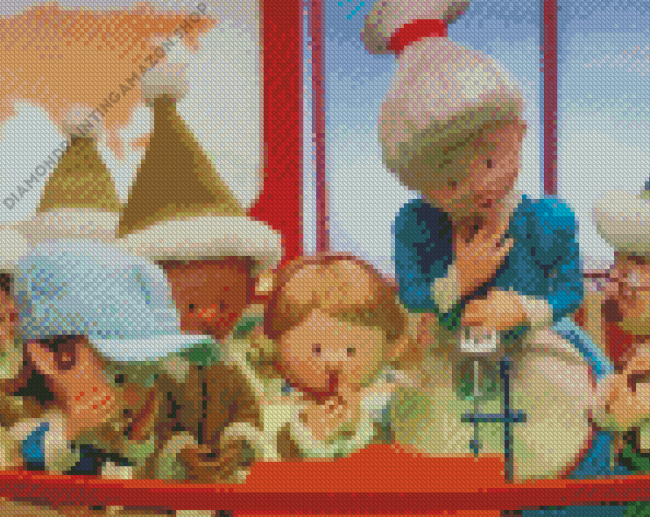 A Miser Brothers' Christmas Characters Diamond Painting