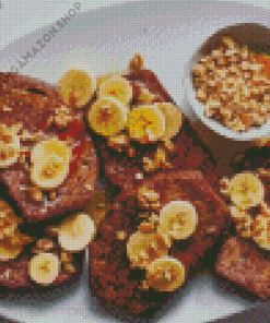 Banana French Toast Diamond Painting