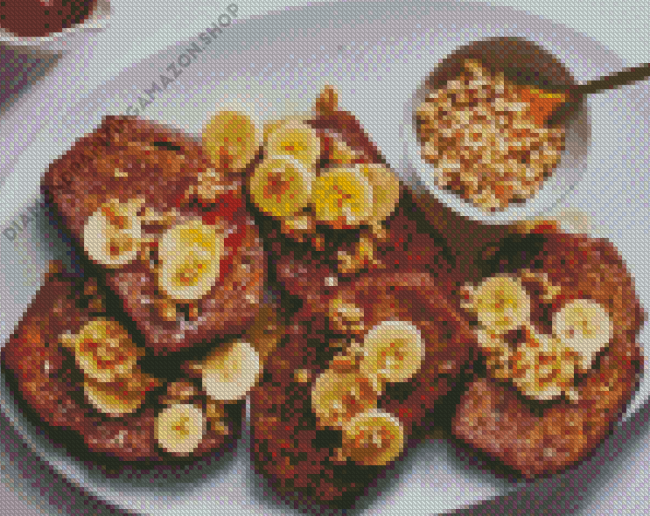 Banana French Toast Diamond Painting