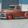 Brown 1955 Chevy Pickup Diamond Painting