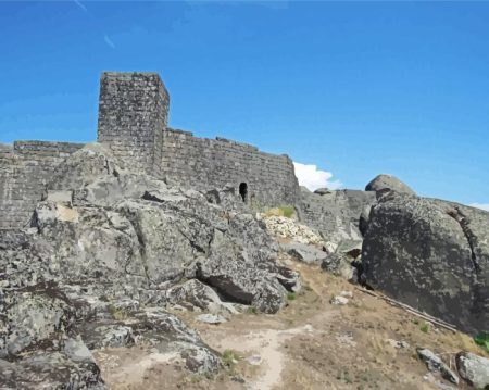 Castle Of Monsanto Diamond Painting