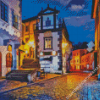 Cesky Krumlov At Night Diamond Painting