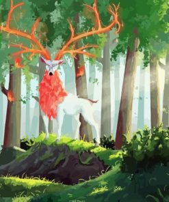 Fantasy Deer Stag Diamond Painting