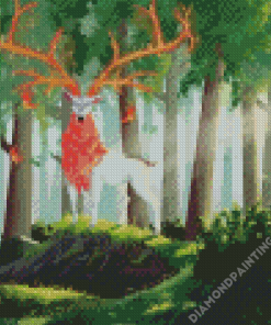 Fantasy Deer Stag Diamond Painting