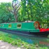 Green Narrow Boat Diamond Painting