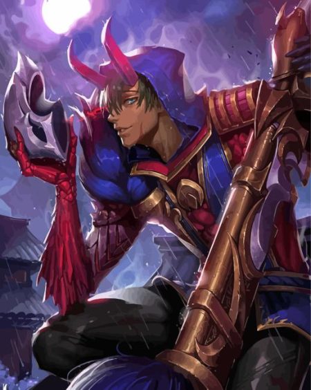 Jhin Blood Moon Diamond Painting