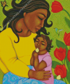 Mother And Daughter Tamara Adams Diamond Painting